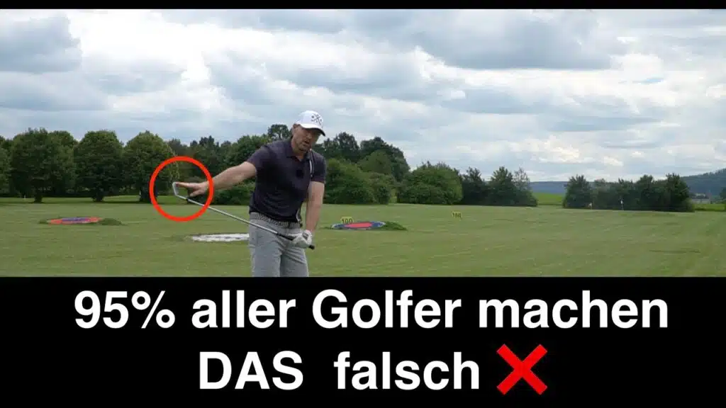 Golfschwung ohne kraft abflachen