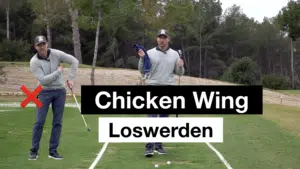 Chickenwing Golfschwung